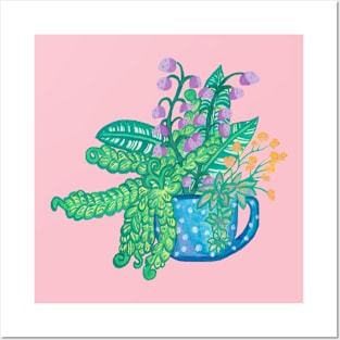 Flower Pot Teacup Posters and Art